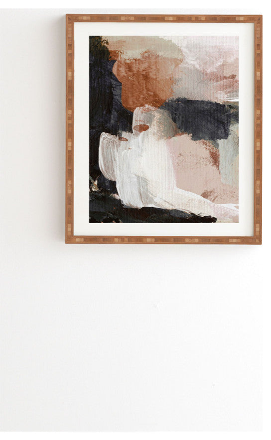 Dan Hobday Art Earthly Abstract Framed Wall Art, 14x16.5"