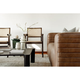 Castle Sofa Open Road Brown Leather