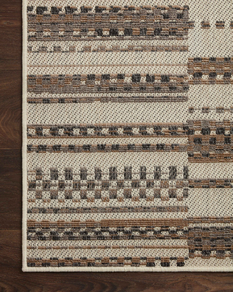 Loloi II Rainier Ivory / Taupe 2'-3" x 7'-7" Runner Rug