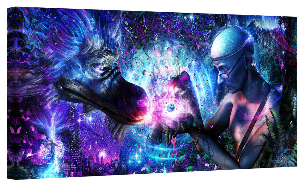 Epic Graffiti "A Spirit's Silent Cry" by Cameron Gray, Giclee Canvas, 20"x40"