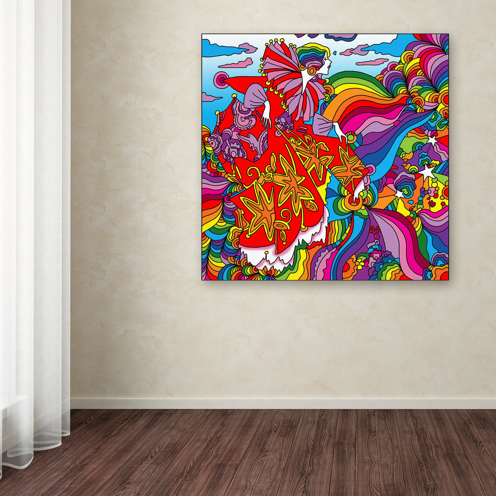 Howie Green 'Rainbow queen' Canvas Art, 14" x 14"