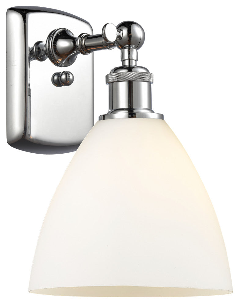 Innovations 516-1W-PC-GBD-751 1 Light 8" Sconce, Polished Chrome