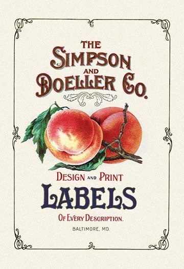 The Simpson and Doeller Co. - Fine Art Giclee Print 24" x 36"