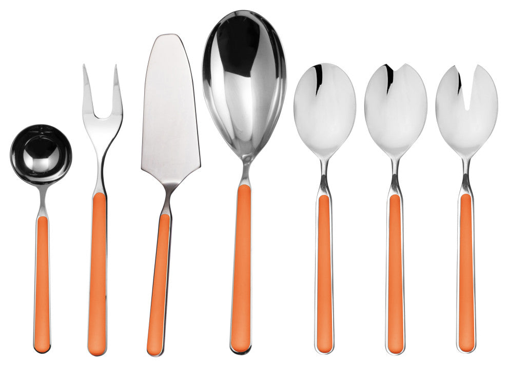 Fantasia Serving Set, Carrot, 7-Piece Set