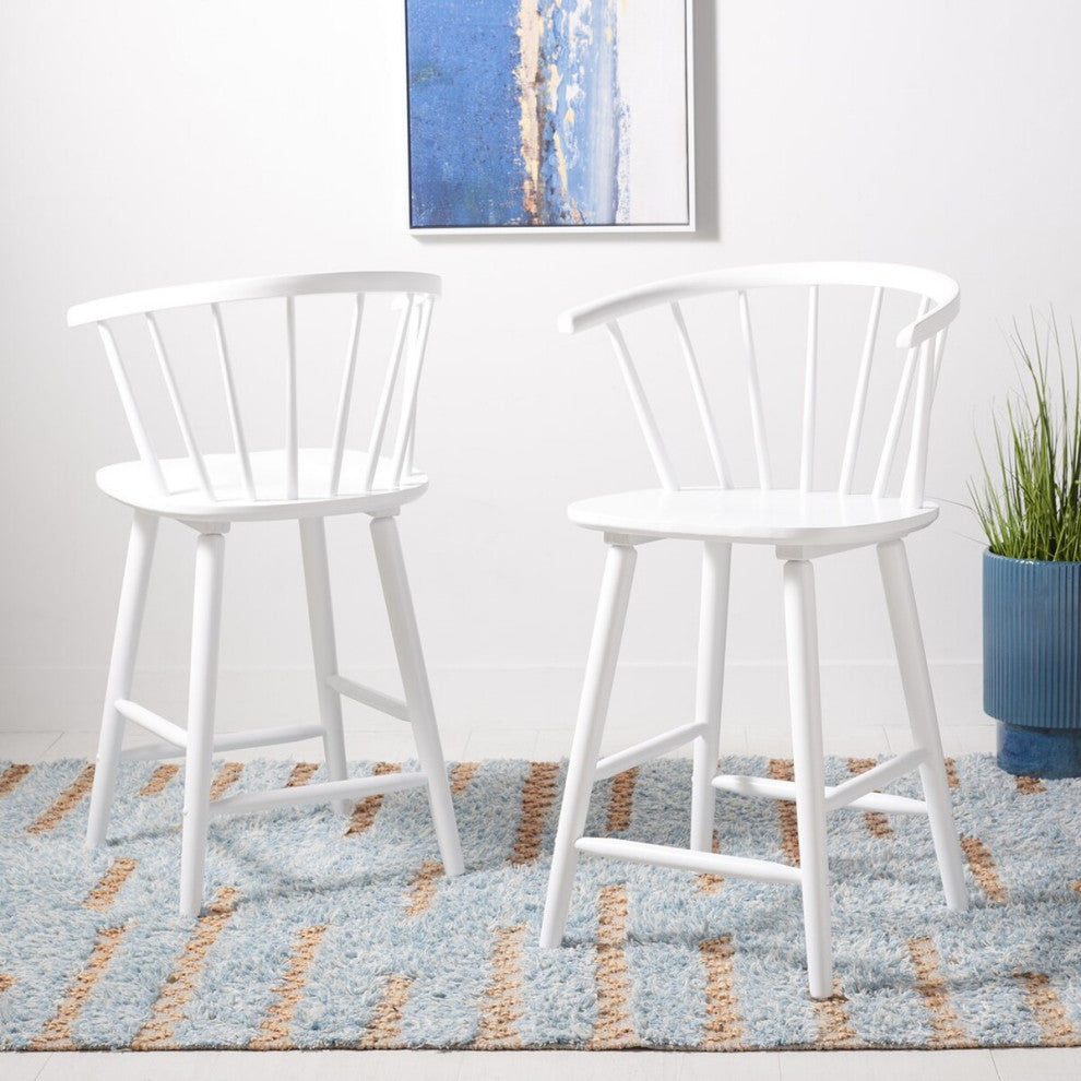 Safavieh Blanchard Counter Stool, White