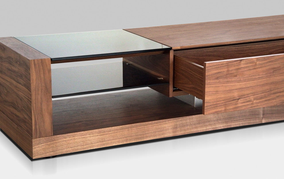 Modrest Mali Modern Walnut TV Stand
