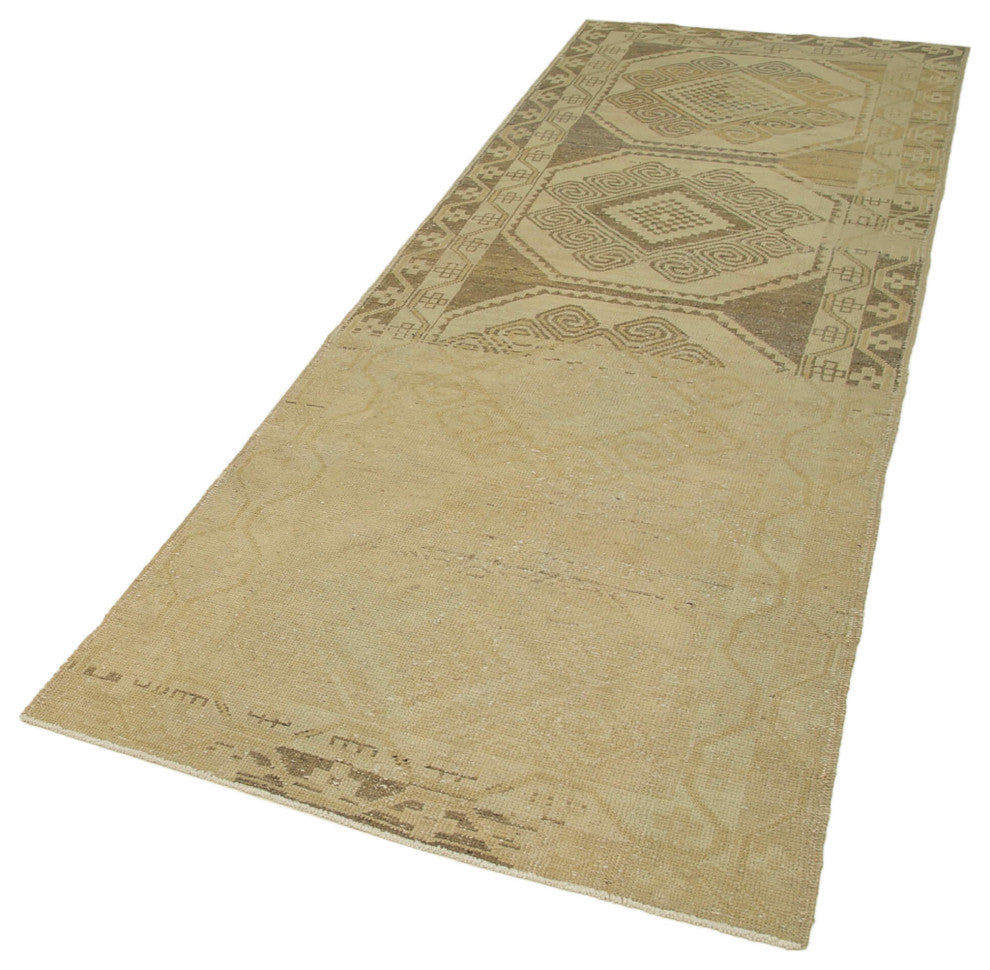 Rug N Carpet - Handwoven Oriental 3' 5'' x 9' 7'' Low Pile  Wool Rug