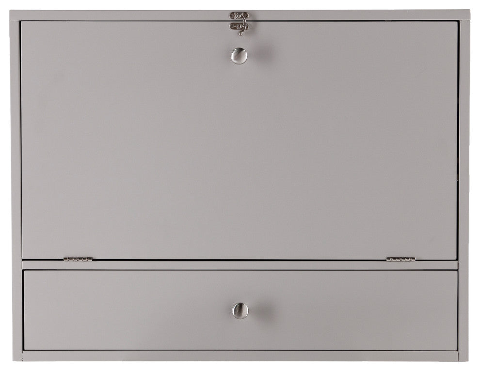 Shipston Wall Mount Laptop Desk, Universal Style- Gray