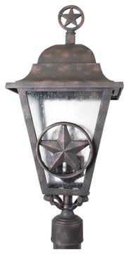 Americana Lone Star Post Mount, Black