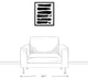 Paint Strokes Black and  White Abstract 16x20 Black Framed Canvas