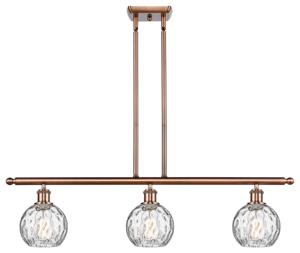 Innovations 516-3I-AC-G1215-6 3 Light Island Light, Antique Copper