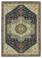 Fabienne Medallion Indoor Area Rug, Blue, 3'3"x5'