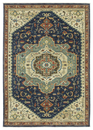 Fabienne Medallion Indoor Area Rug, Blue, 3'3"x5'
