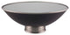 Arienne Center Bowl, Black & Platinum