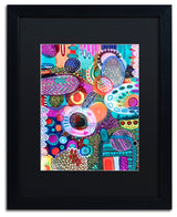 Hello Angel 'Creation' Art, Black Frame, Black Mat, 20x16