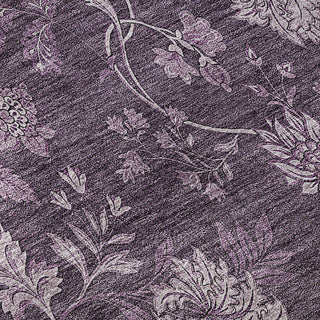 Premium Machine Washable Mayfield AMF680 Plum 10' x 14' Rug