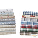 Woolrich Flannel Cotton Flannel Winter Sheet Set, Blue Plaid