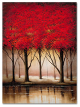 'Serenade in Red' Canvas Art by Rio