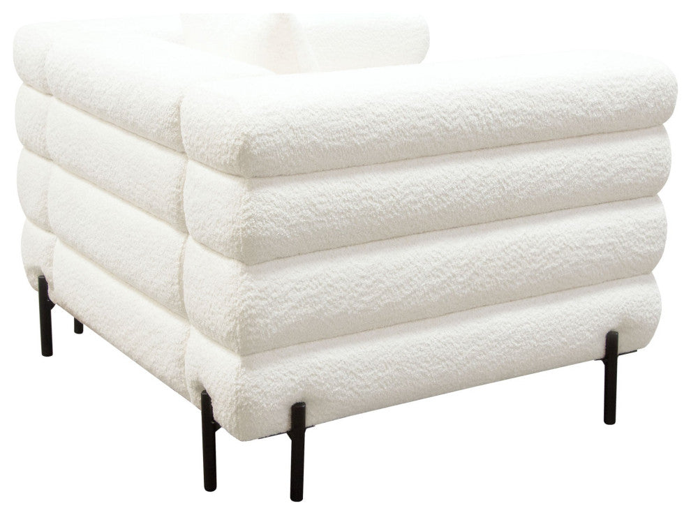 Vox Tufted Chair, White
