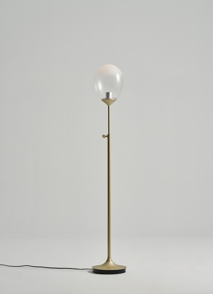 MIST LED Floor Lamp, Champagne Gold