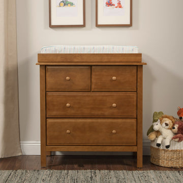 DaVinci Autumn 4 Drawer Changer Dresser in Chestnut
