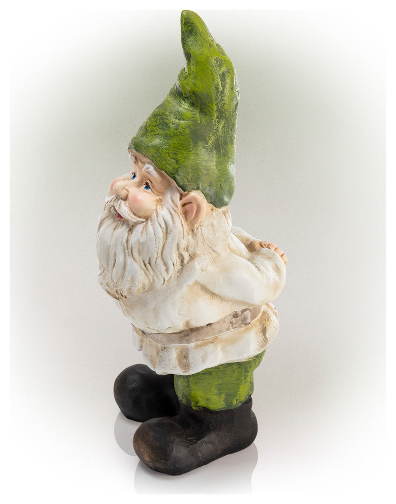 Bashful Gnome Statue