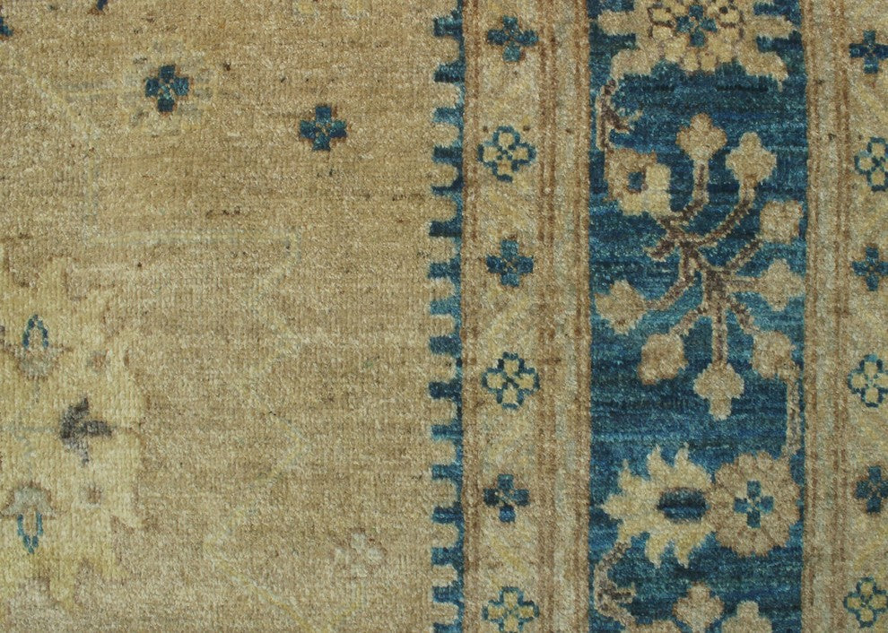 Yousafi Fine Chobi Zenobia Beige Rug 9''3"x11''9"