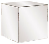 Howard Elliott Mirrored Cube Table