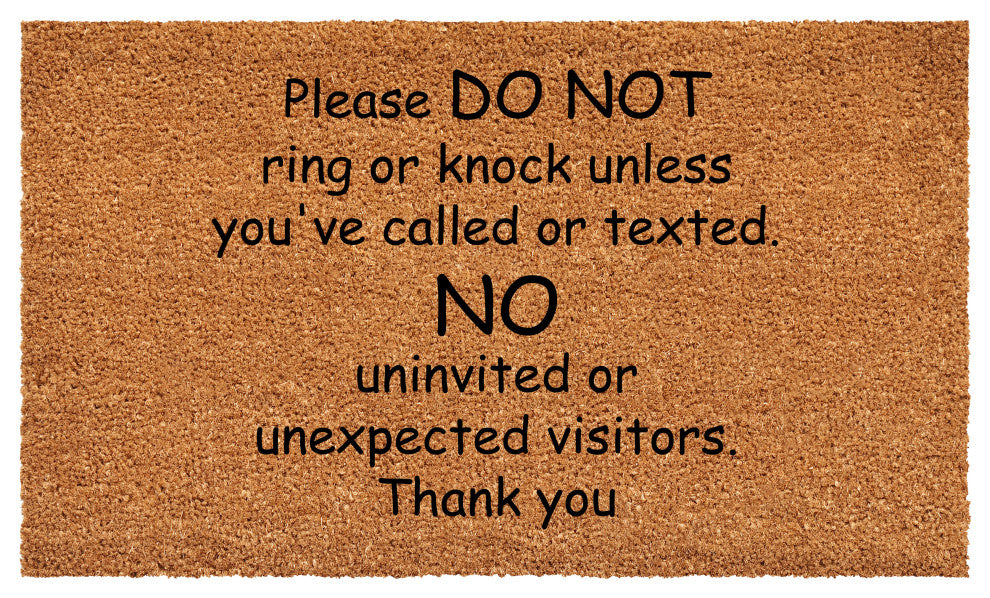 Calloway Mills Please Do Not Doormat, 24" X 36"