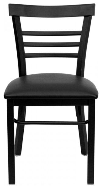 Black Restaurant Chair, Black