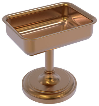 Vanity Top Soap Dish, Brushed Bronze