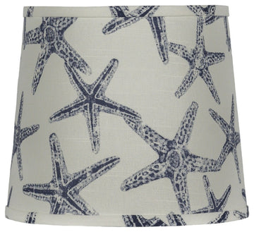 Cape Netted Glass Navy Starfish Accent Lamp