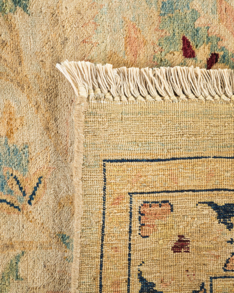 Olivia, One-of-a-Kind Hand-Knotted Area Rug Green, 8'0"x10'1"