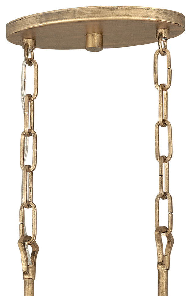 Hinkley Carter Small Six Light Linear, Burnished Gold