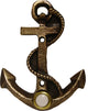 Anchor Door Bell, Antique Brass