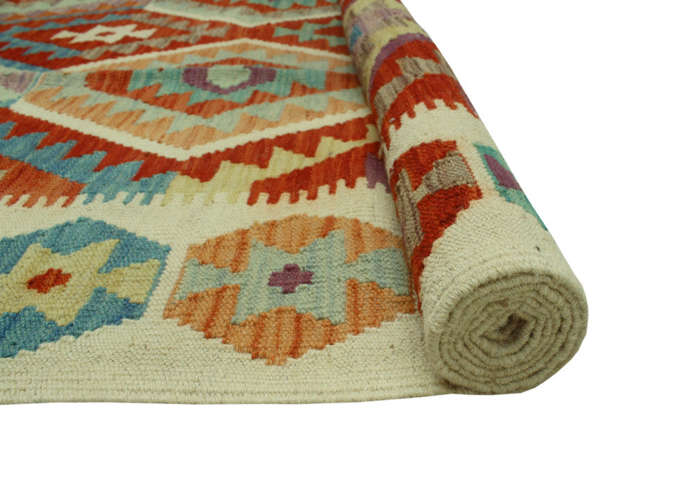 Sangat Kilim Ayobami Rust Rug