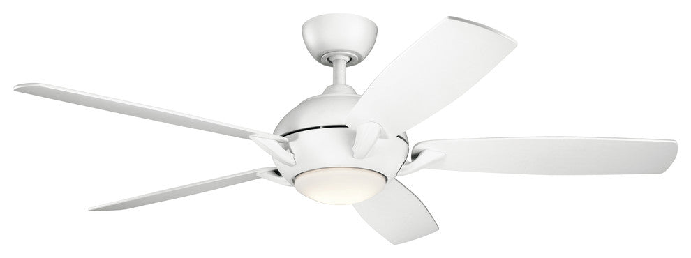 54" Geno Fan LED, Matte White