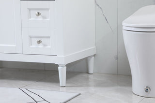 Home Living 21" Transitional White-Light Bathroom Vanity