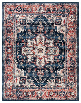 Safavieh Charleston CHL411L Rug, Navy/Red, 8' X 10'