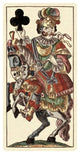 "Knight of Clubs (Bauern Hochzeit Deck)" Paper Art, 26"x50"