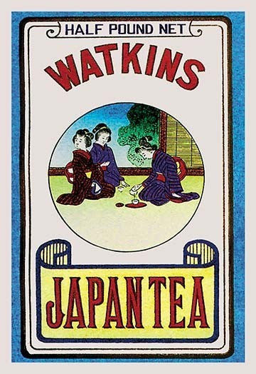 Watkins Japan Tea- Gallery Wrapped Canvas Art 28" x 42"