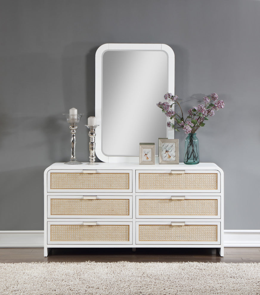 Sage Collection, White, Mirror