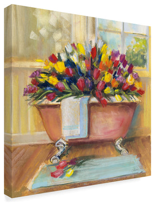 Carol Rowan 'Bathtub Bouquet II' Canvas Art