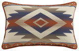 Blue Aztec Outdoor Pillow, 16x24