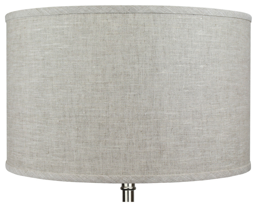 Fenchel Shades, 18"x18"x11' Spider Attachment Drum Lamp Shade, Deisgner