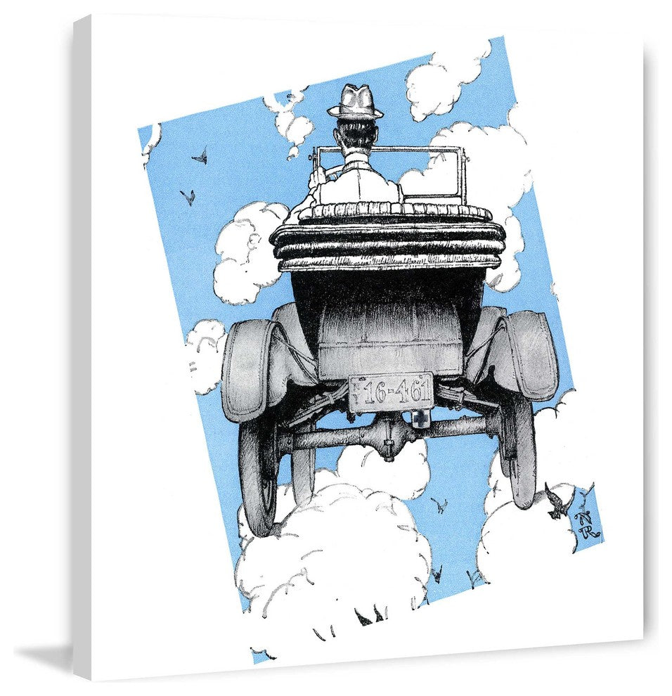 "Doc Melhorn and the Gates" Print on Canvas by Norman Rockwell