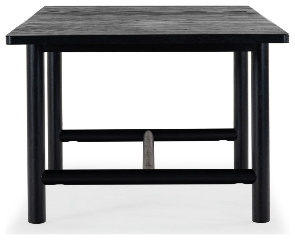 Safavieh Couture Jaylessa Wood Extendable Dining Table, Black