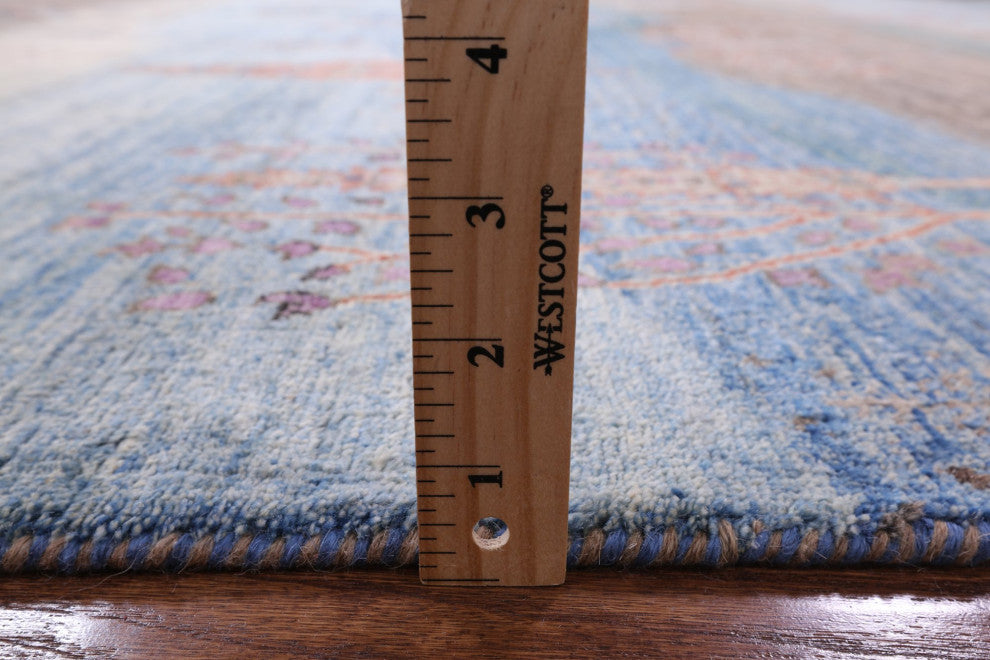 8' 0" X 9' 9" Tribal Persian Gabbeh Hand Knotted Rug Q5267