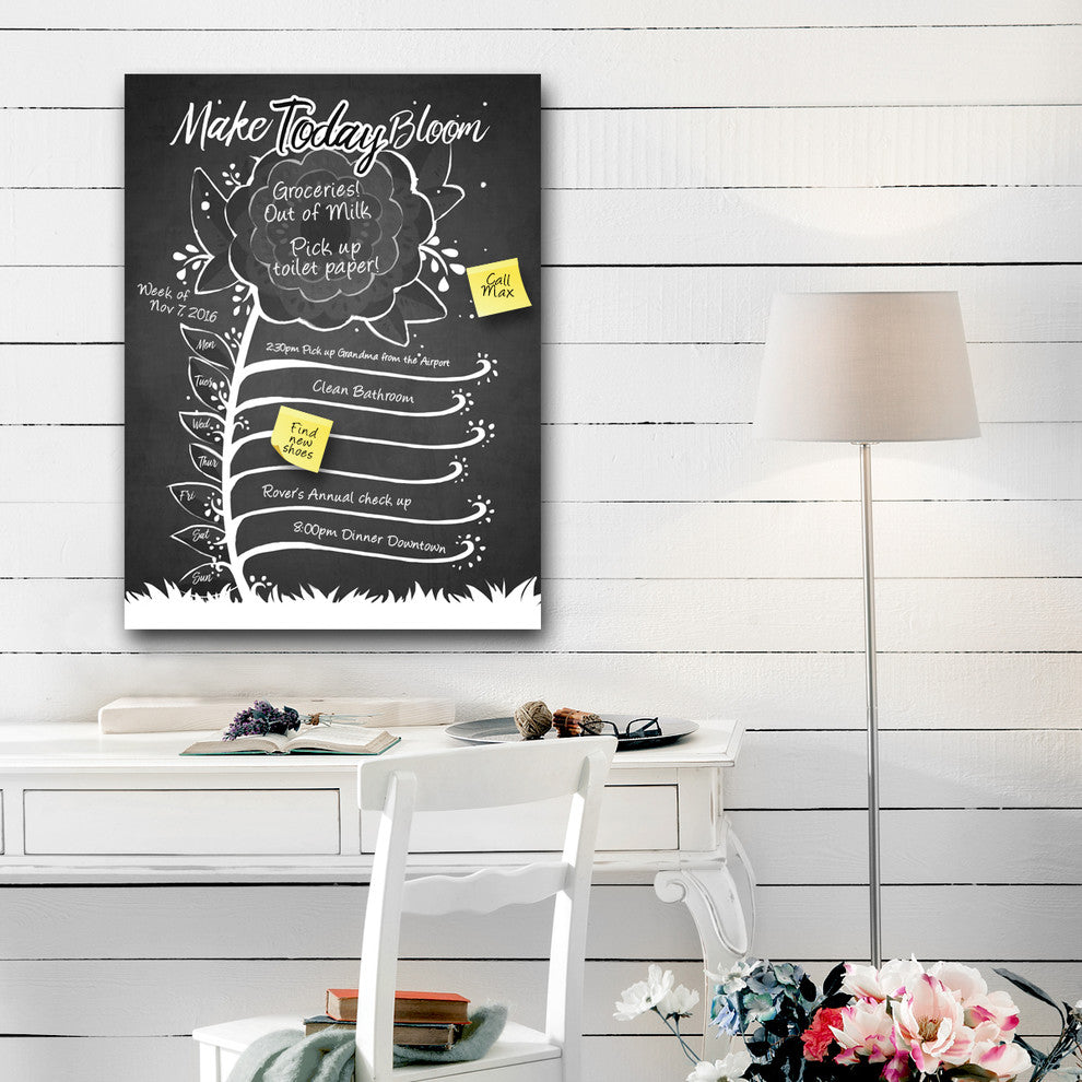 Ready2HangArt Pretty Dry Erase Weekly Calendar on ArtPlexi, 30"x20"