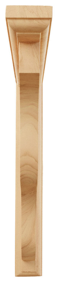 1 1/2"W x 9"D x 11"H Hamilton Traditional Bracket, Red Oak